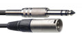 Stagg Audio cable, XLR/jack (m/m), 1 m (3'), symmetric