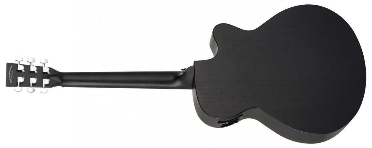 Tanglewood Superfolk Cutaway Guitar Left Handed EQ - Smokestack Black Satin EQ