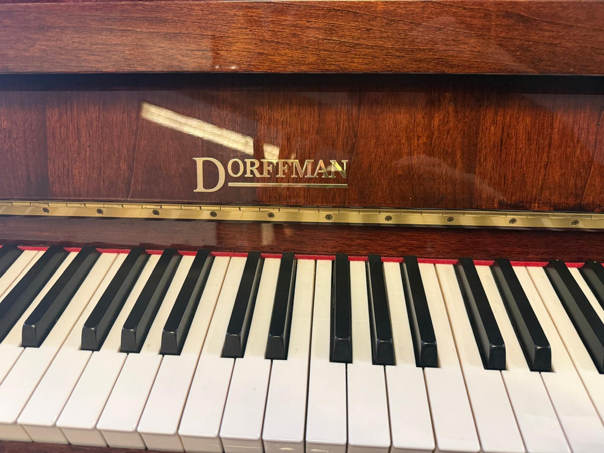 Dorffman Upright Piano - Polished Mahogany