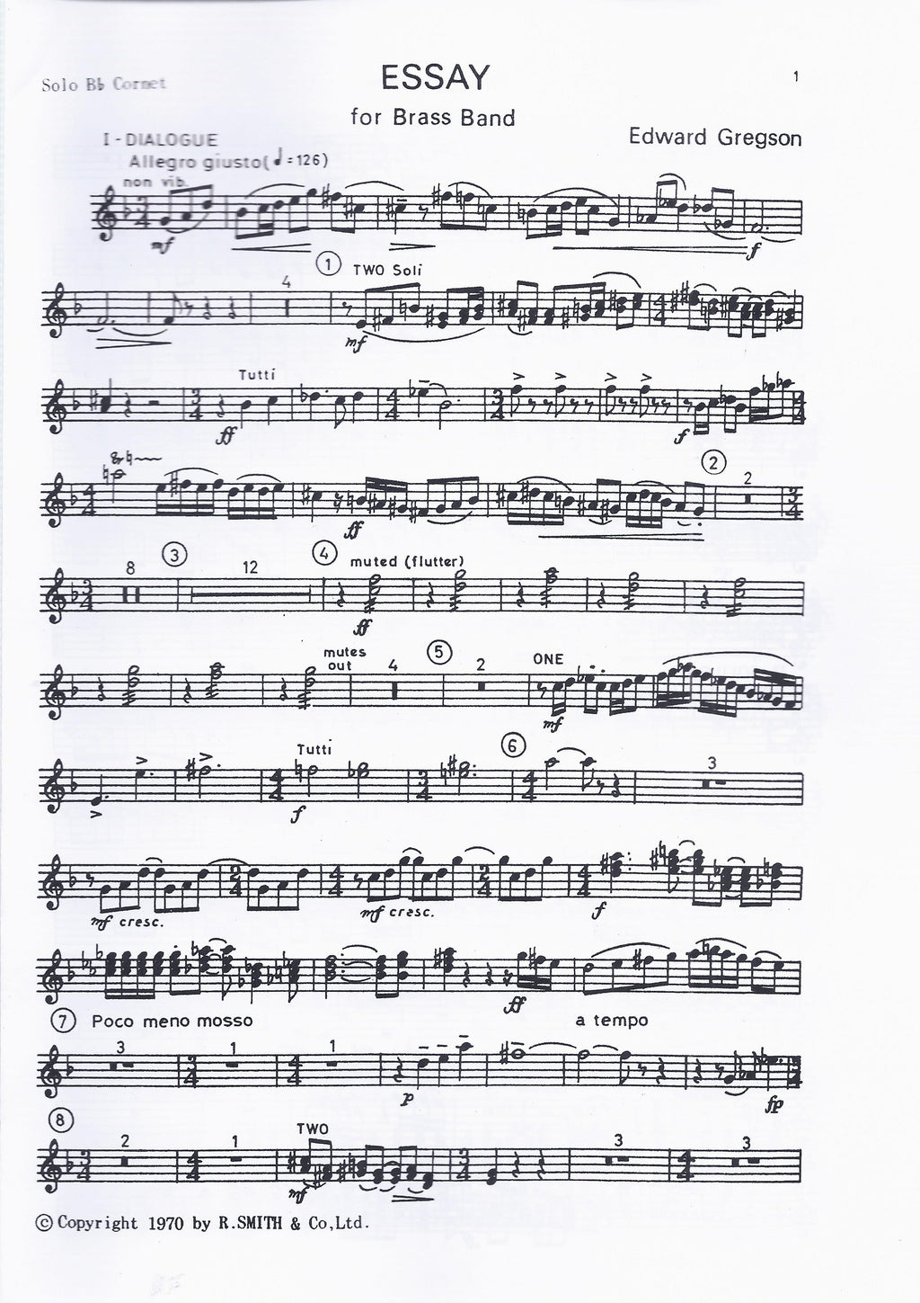 Essay for Brass Band arr. Edward Gregson