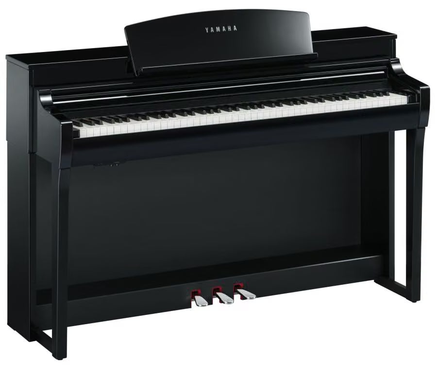 Yamaha CSP-255 Clavinova Smart Digital Piano in Polished Ebony