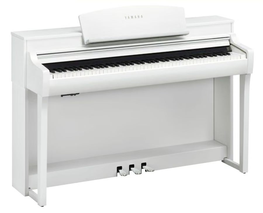 Yamaha CSP-255 Clavinova Smart Digital Piano in White