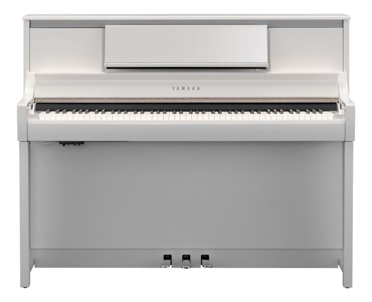 Yamaha CSP-295 Clavinova Smart Digital Piano in Polished White