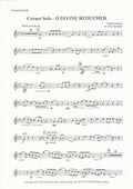 O Divine Redeemer Cornet Solo for Brass Band - Ch. Gounod, arr. R. Newsome