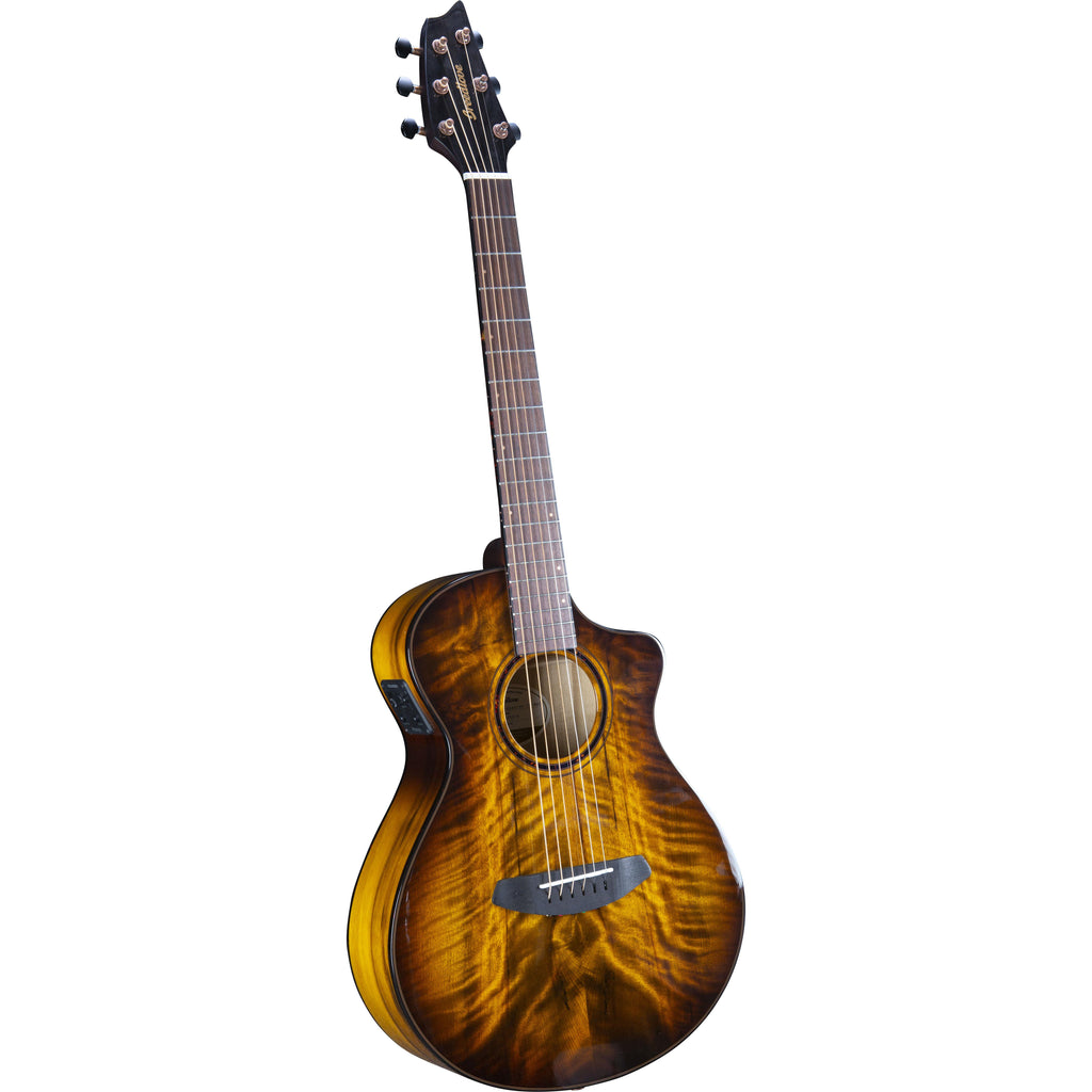 Breedlove Pursuit Exotic Companion Tiger Eye CE, Myrtle Wood