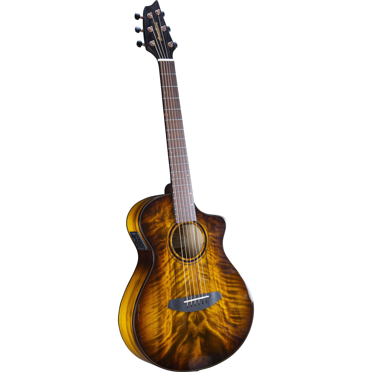 Breedlove Pursuit Exotic Companion Tiger Eye CE, Myrtle Wood