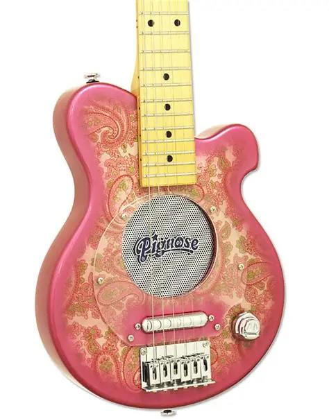 Aria Pignose Electric Guitar pink
