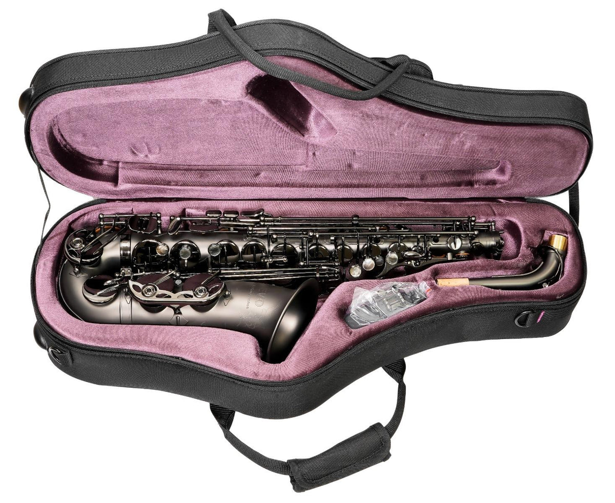 Trevor James EVO Alto Saxophone - Black Frost, Black Keys