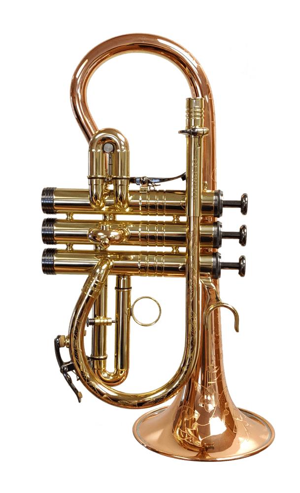 Geneva Oldroyd Cardinal Eb Soprano Cornet- Silver Plate