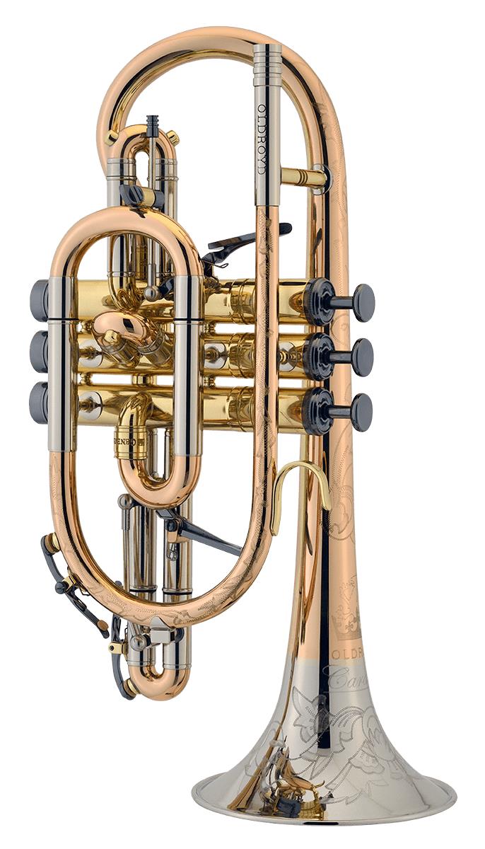 Geneva Oldroyd Cardinal Bb Cornet- Silver Plate