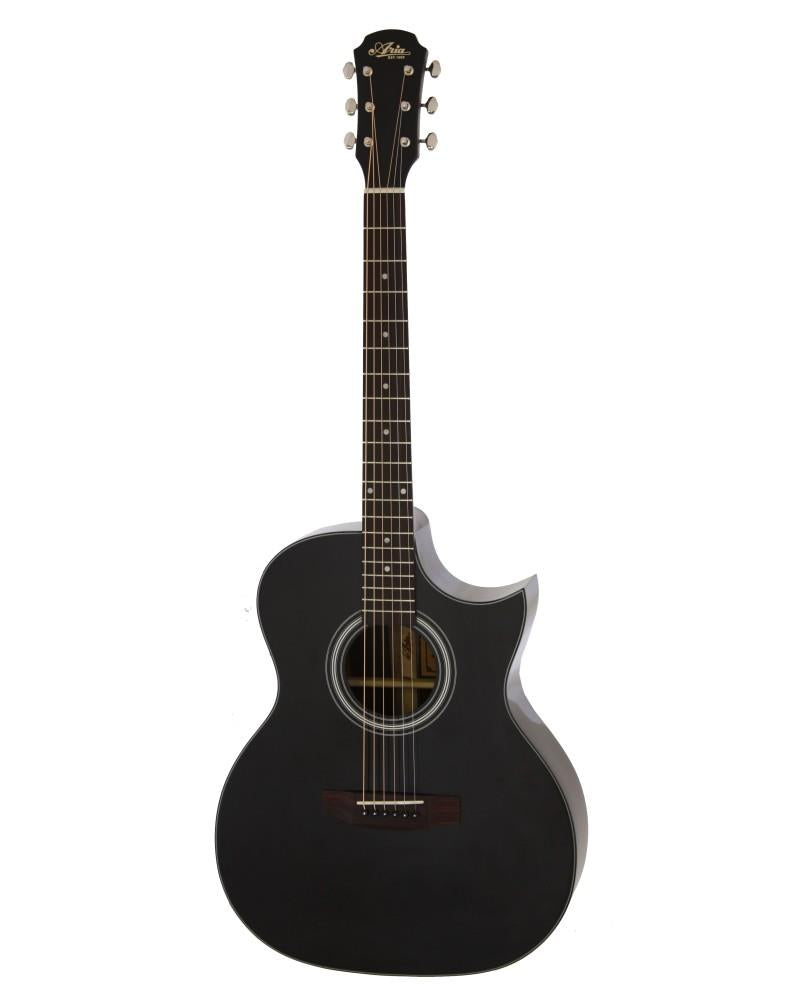 OM Size Solid Spruce Top Cut/Elec.