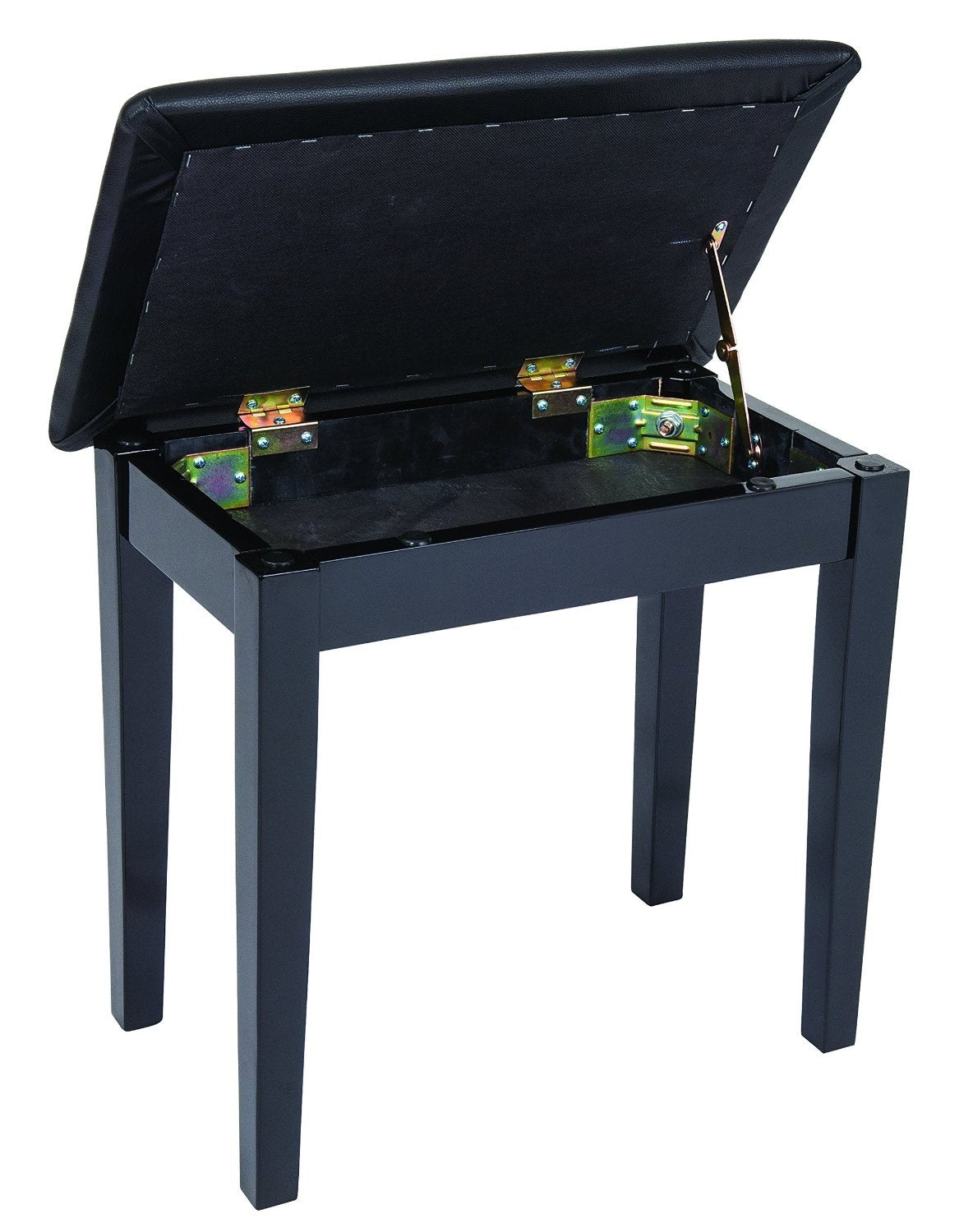 Kinsman Piano Bench with Storage - Satin Black