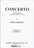 Denis Wright: Concerto For B Flat Cornet With Military Band Or Orchestra (Cornet And Piano)