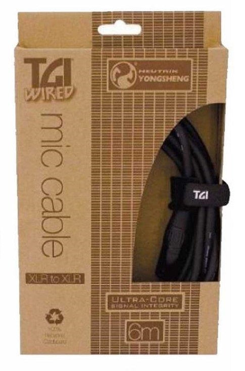 TGI Microphone Cable XLR-XLR 6m 20ft - Ultra-Core