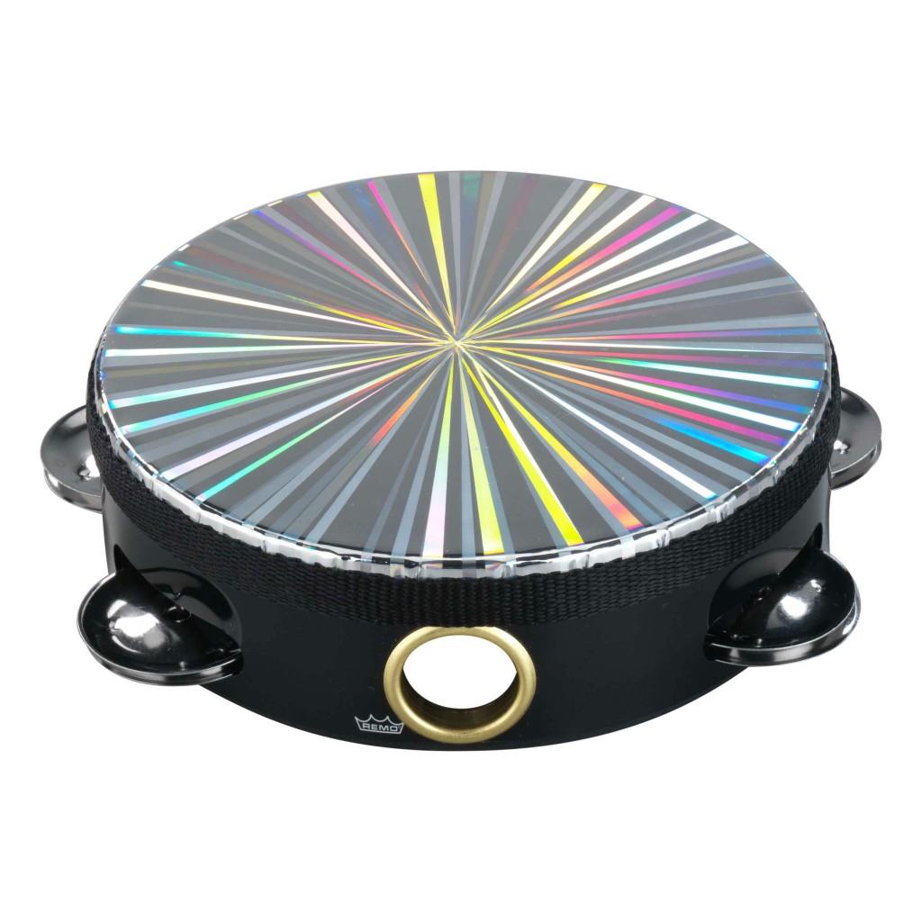 Remo 6" Radiant tambourine, single row of 6 pairs of jingles