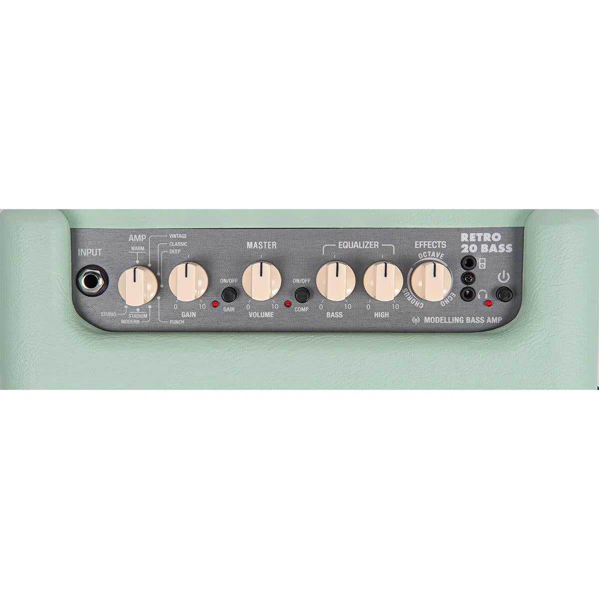 Vintage Retro 20 Bass Combo with DSP - Mint Green
