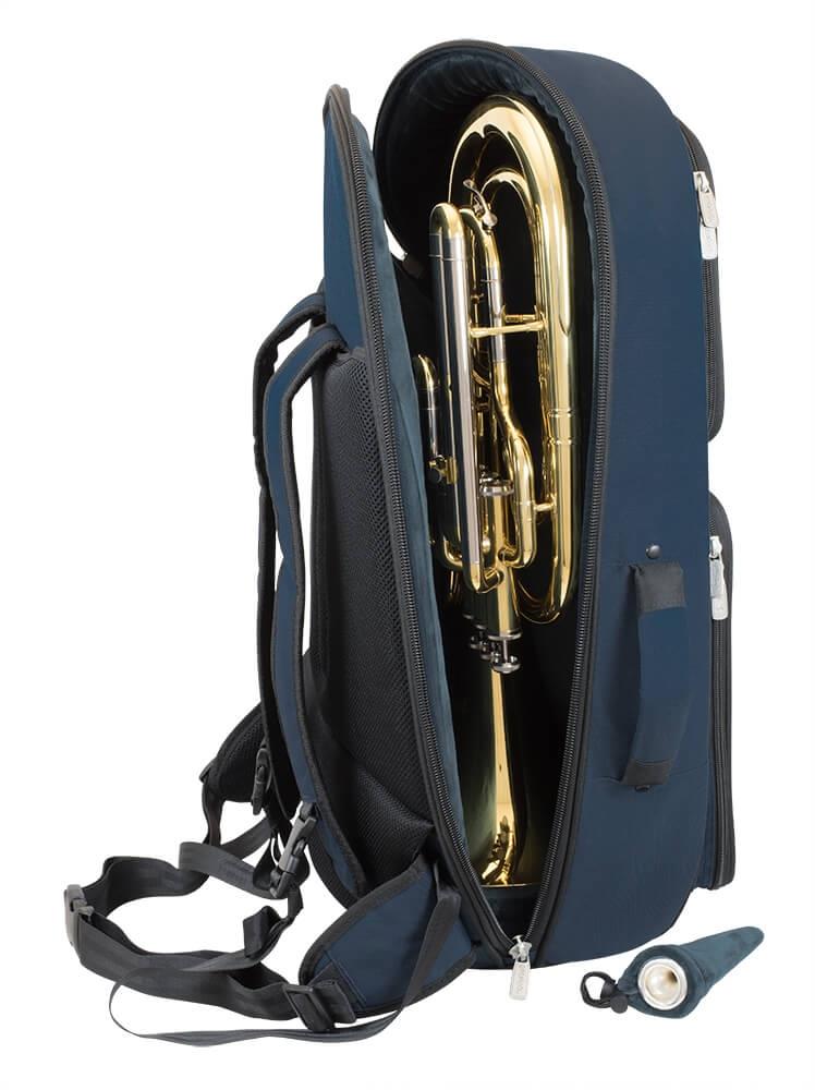 Tom & Will Baritone Horn Gig Bag - Blue with Black Trim