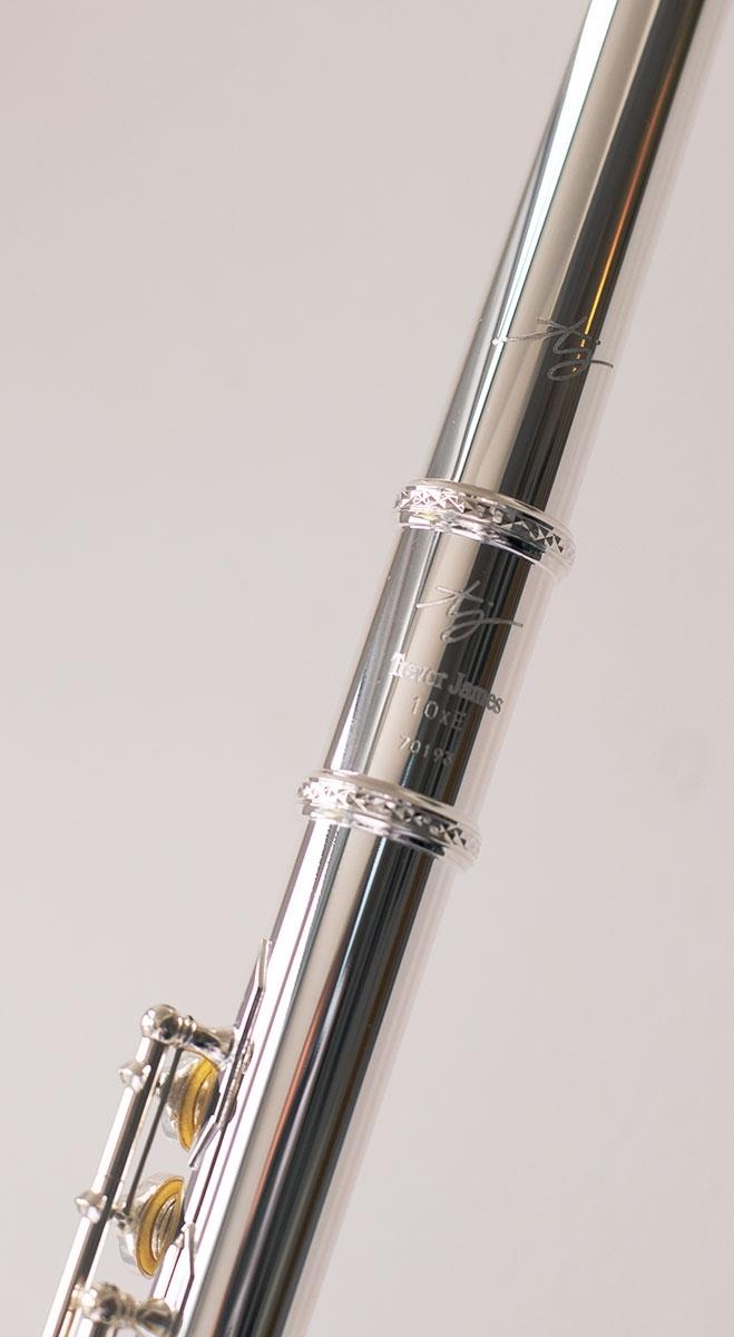 Trevor James 10x Flute Outfit - CS 925 Silver Lip Plate and Riser