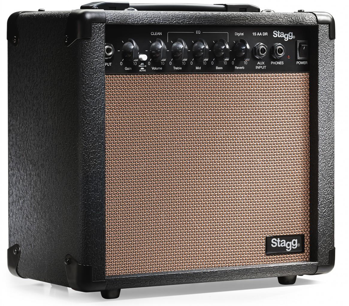 Stagg 15-watt digital reverb acoustic amplifier