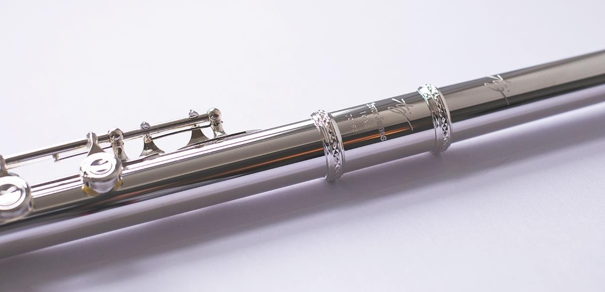 Trevor James 10x Flute Outfit - CS 925 Silver Lip Plate and Riser