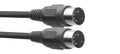 Stagg MIDI cable, DIN/DIN (m/m), 2 m (6'), plastic connectors
