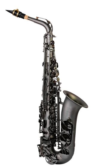 Trevor James EVO Alto Saxophone - Black Frost, Black Keys