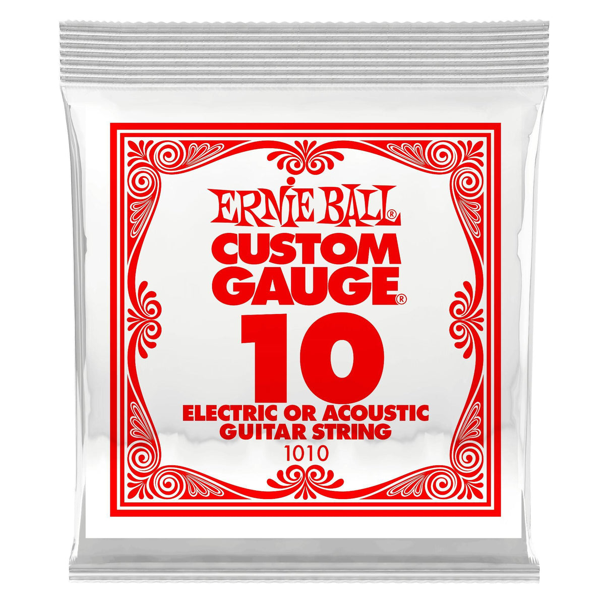 Ernie Ball .010 Plain Ball End Single String