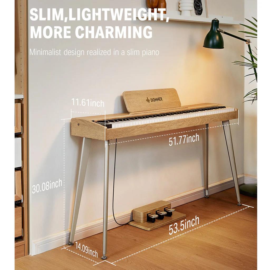 Donner Semi-weighted upright digital piano