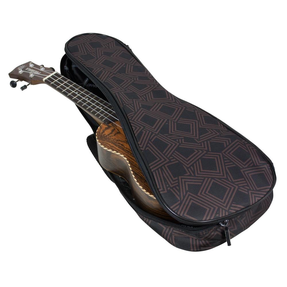 Tom & Will Soprano Ukulele Gig Bag, 5mm Padding in Chockablock