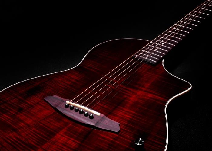 Rathbone Showmaster Semi-Hollow Body Koa Electo Guitar
