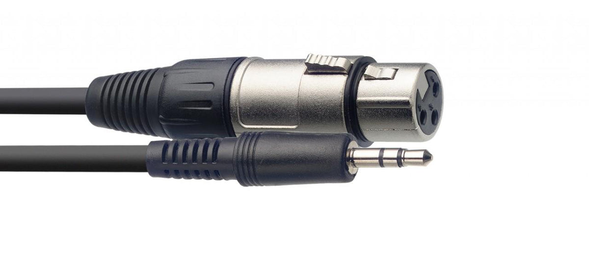 Stagg Audio cable, XLR/mini jack (f/m), 1 m (3')