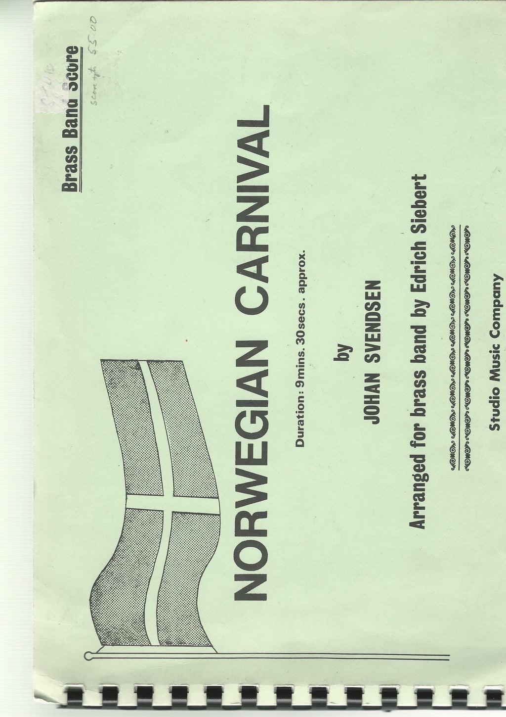 Norwegian Carnival for Brass Band - Johan Svendsen arr. Edrich Siebert
