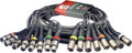 Stagg 5 m/15 ft. Multicore Cable - 8 x f. XLR/8 x m. XLR