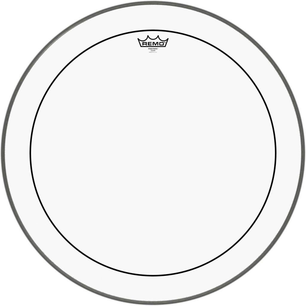 Remo 24" Pinstripe Clear Bass Drum head.