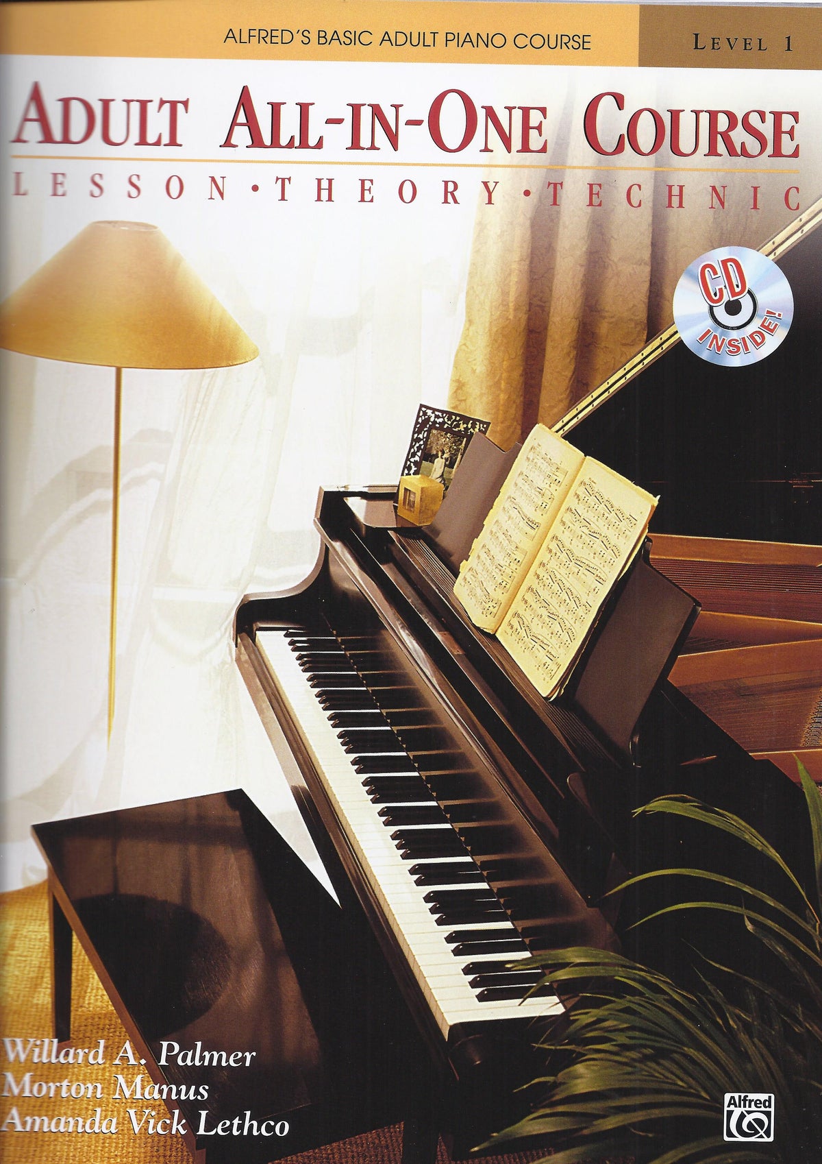 Alfred's Basic Piano Library: Adult All-In-One Course Level 1