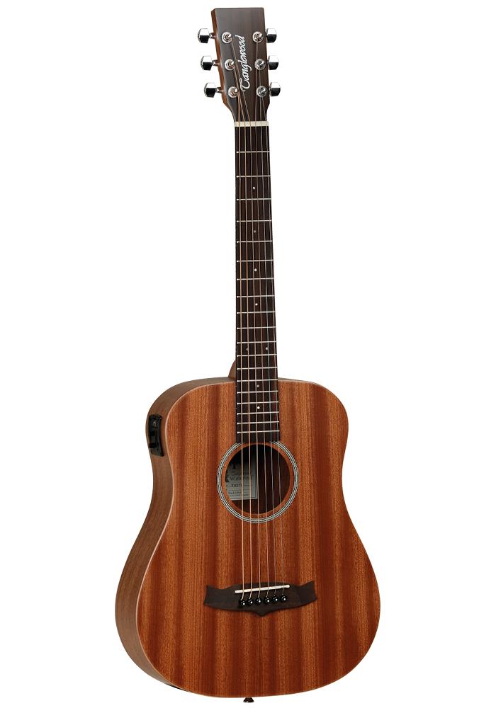 Tanglewood Travel Size Orchestra Mahogany Top + EQ with Bag
