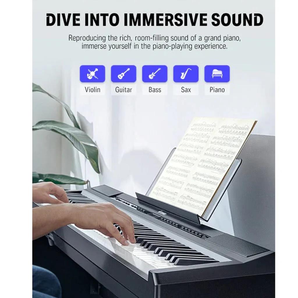 Donner 88 key portable piano with stand