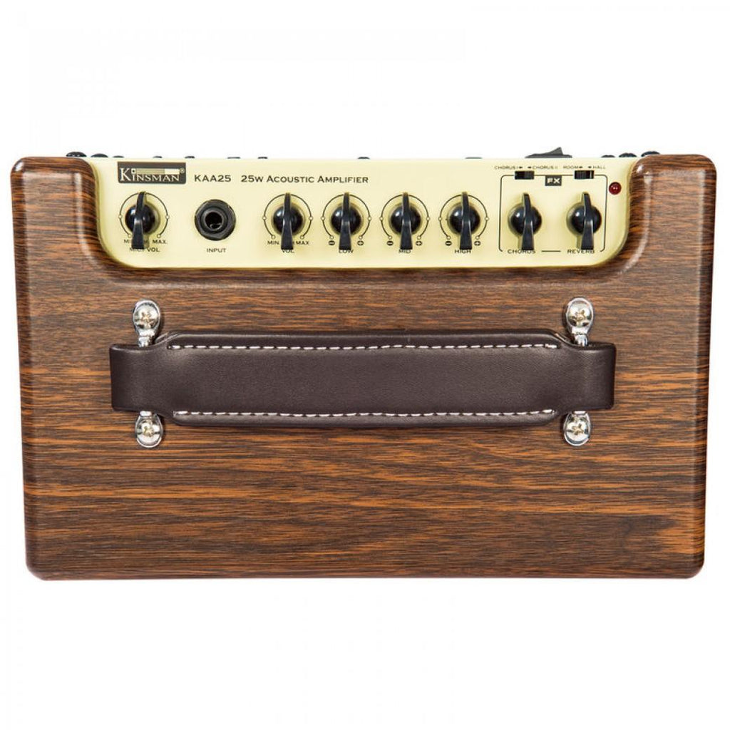 Kinsman 25W Acoustic Amplifier with Chorus, Mains/Battery Power