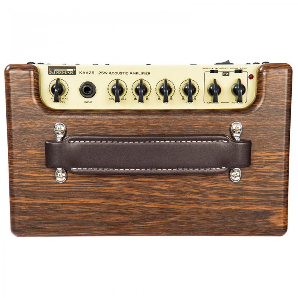 Kinsman 25W Acoustic Amplifier with Chorus, Mains/Battery Power