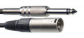 Stagg 18273Audio cable, XLR/jack (m/m), 10 m (33')