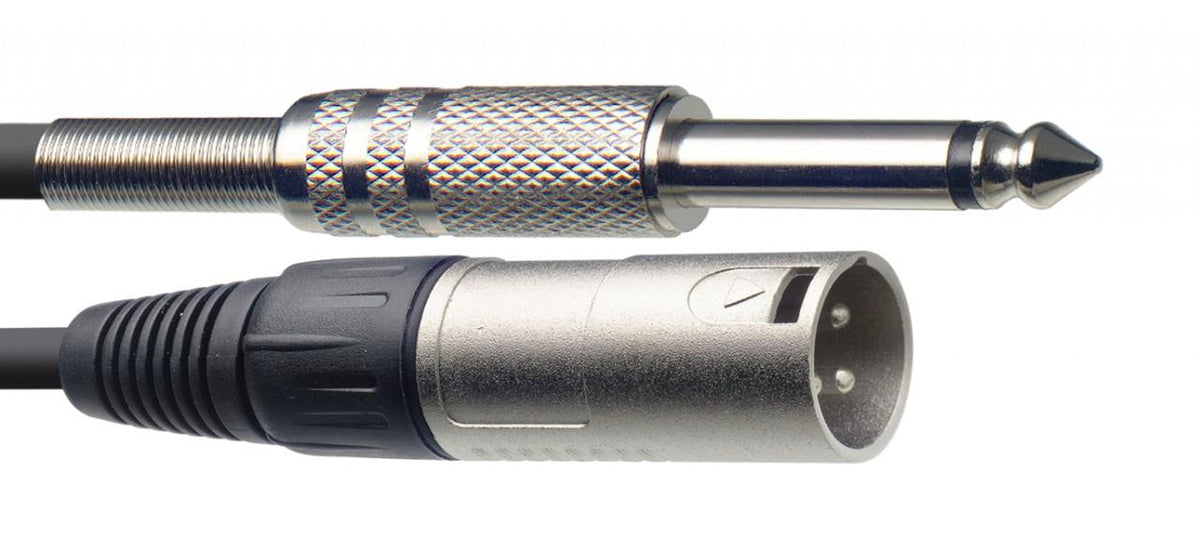Stagg 18273Audio cable, XLR/jack (m/m), 10 m (33')