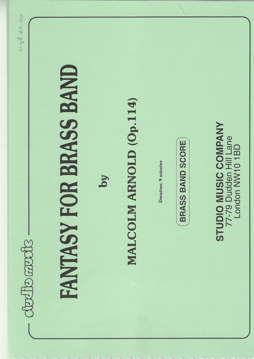 Fantasy for Brass Band - Malcolm Arnold (Op. 114)