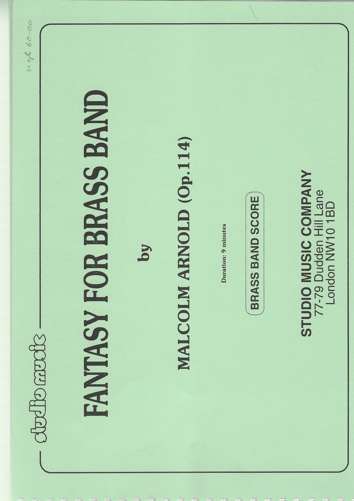 Fantasy for Brass Band - Malcolm Arnold (Op. 114)