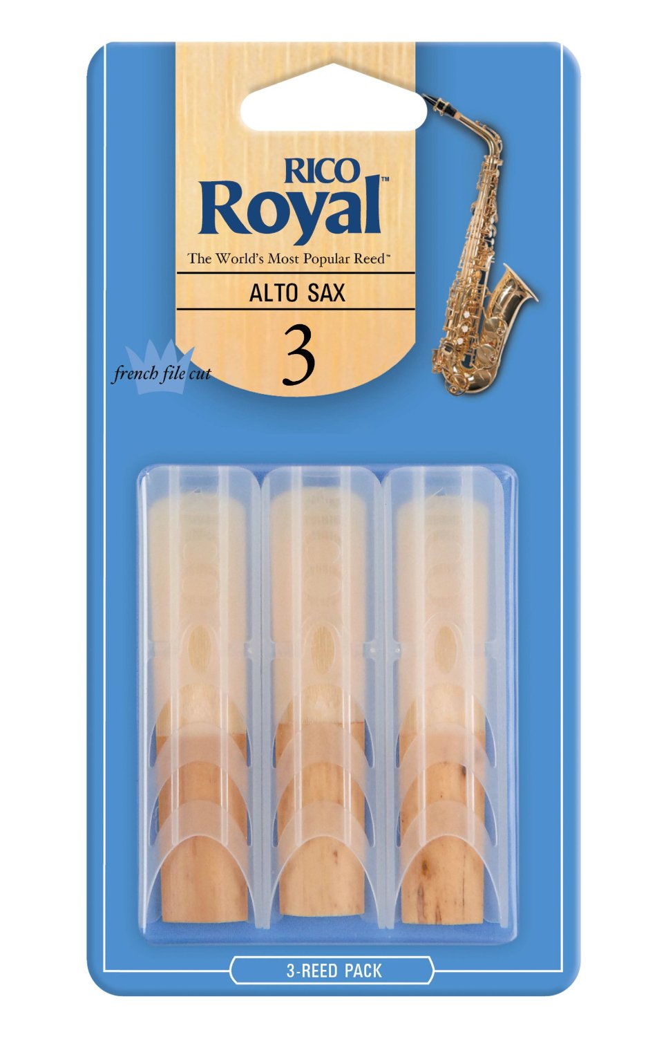 Rico Royal Alto Sax 3.0 - 3 Pack