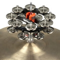 Rhythm Tech RT7422 Double Hat Trick Tambourine II - Nickel Jingles