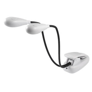 Ranger Twin Music Stand Light - White
