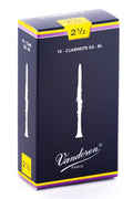 Vandoren Bb Clarinet Reeds 2.5 Traditional (10 BOX)