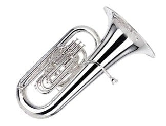 Besson BE982-2-0 Sovereign EEb Tuba in Silver Plate