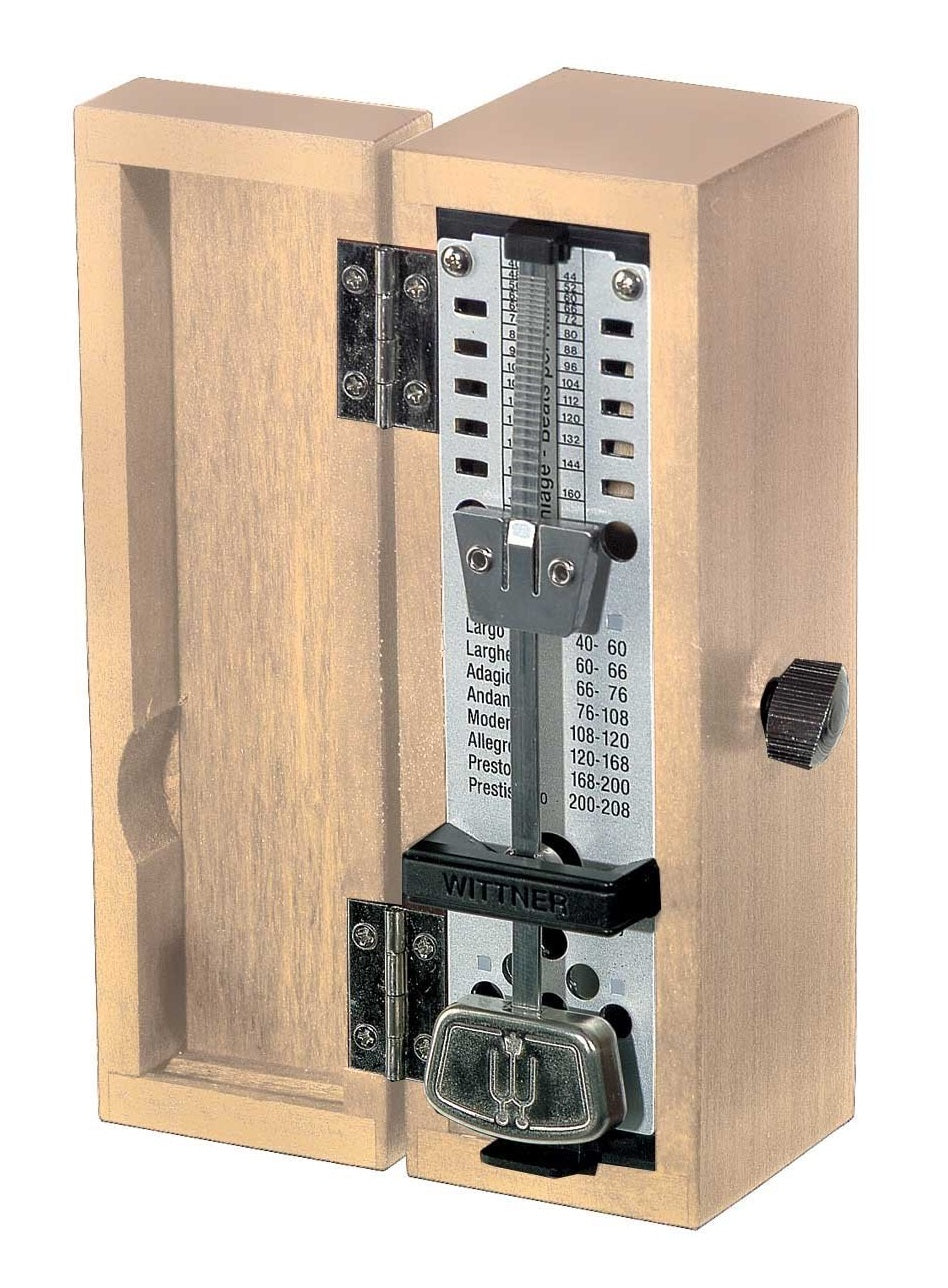 Wittner Metronome. Taktell Super Mini. Wooden. Light Oak