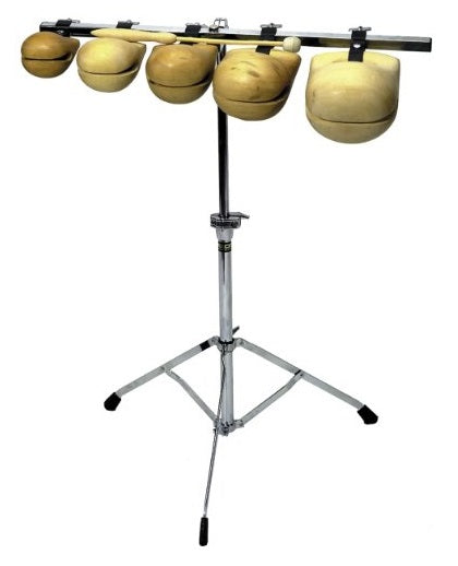 Gewa 830240 Temple Block Set With Stand